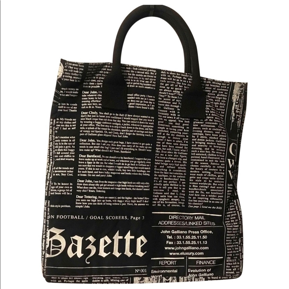 John Galliano Vintage Tote